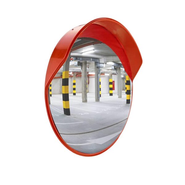 32 Inch (80 CM) Polycarbonate Traffic Mirror Unbreakable Round Wide-Angle Driveway Mirror - Image 2
