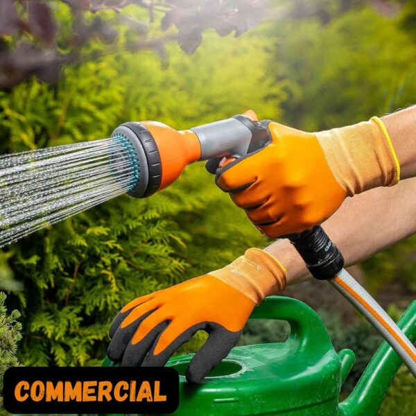 Waterproof Winter Work Gloves for Men and Women Double Coated and Therman Insulated Gloves for Cold Weather, Outdoor Freezer Gardening Agriculture Multi-Purpose Gloves (ORANGE, PACK OF 1 PAIR) - Image 3