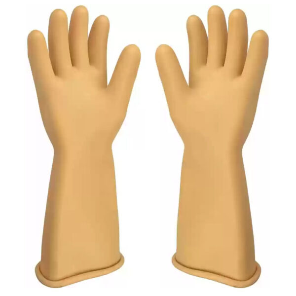 33 KV Electrical Seamless Rubber Safety Hand Gloves ( Test Potential 33000 V & Working Potential 7500 V )