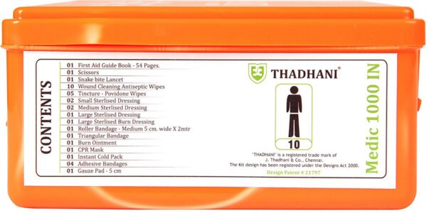 Thadhani MEDIC 1000 Series First Aid Kit - Image 7
