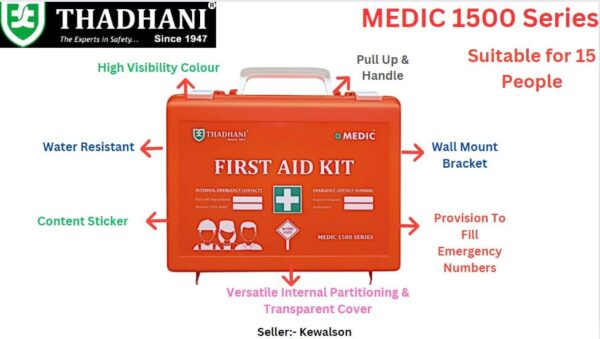 Thadhani MEDIC 1500 Series 15‑Person First Aid Kit - Image 3
