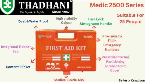 Thadhani MEDIC 2500 Series 25‑Person First Aid Kit - Image 5