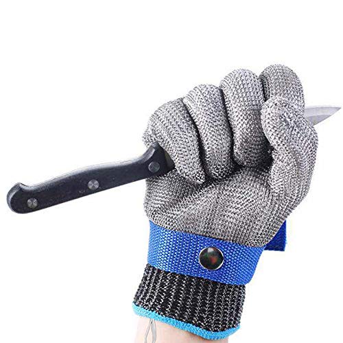 Stainless Steel Cut Resistant Cutting Chopping Safety Hand Gloves