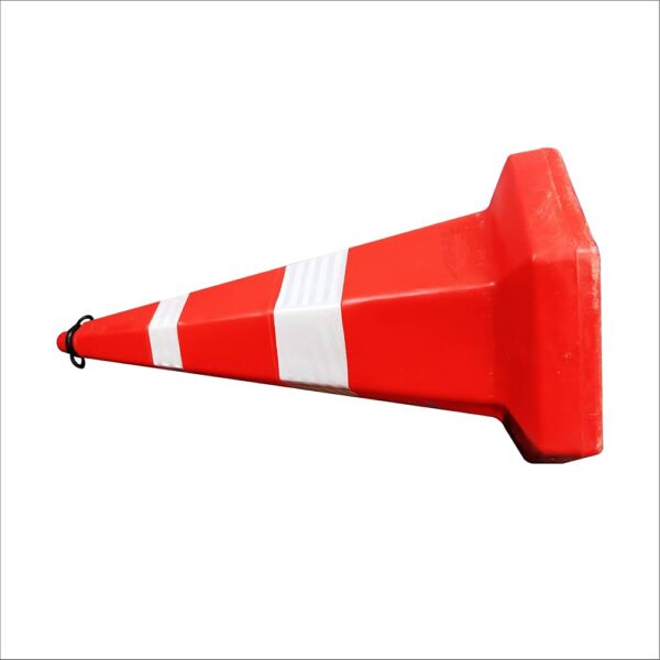 5.10 KG   750 MM, Haxagonal  Cones with Reflective Strips and Chain Road Safety Construction Zones Parking Areas 1 Piece - Image 10