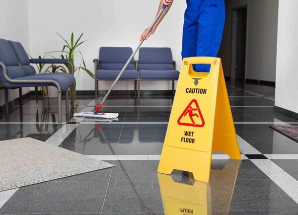 HYGIENE Caution Sign Board Wet Floor And Cleaning In Progress - Yellow - Image 7