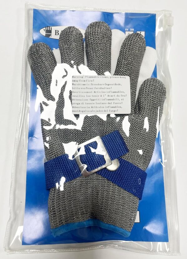 Stainless Steel Cut Resistant Cutting Chopping Safety Hand Gloves - Image 2