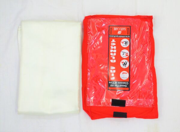 Safety fire Blanket Emergency (1 x 2 m) Survival Fiberglass, Flame Retardant, Safety Protection - Image 10