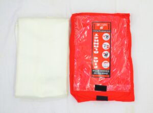 Safety fire Blanket Emergency (1 x 2 m) Survival Fiberglass, Flame Retardant, Safety Protection