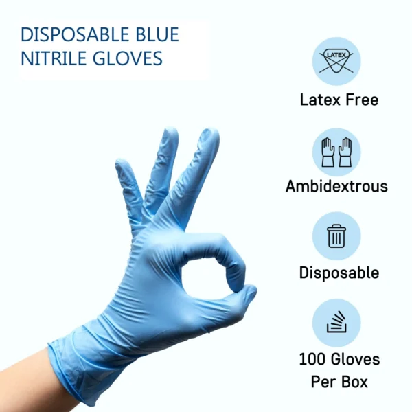Nitrile Examination Powder-Free Hand Gloves - Image 6