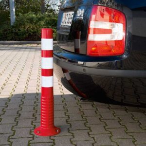 Flexible Plastic Spring Post Barrier