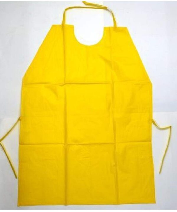 PVC Yellow Safety Apron – Waterproof Protection (Size: 24x48 Inches) - Image 3