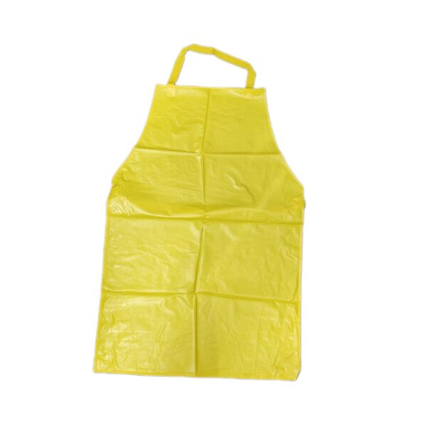 PVC Yellow Safety Apron – Waterproof Protection (Size: 24x48 Inches) - Image 2