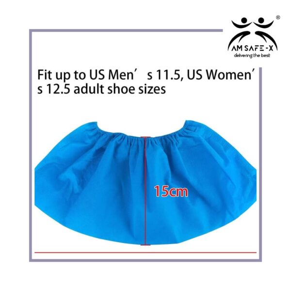 Non-woven Fabric Disposable Shoes Covers Elastic Band ( 50 Pair In 1 Packet ) - Image 2