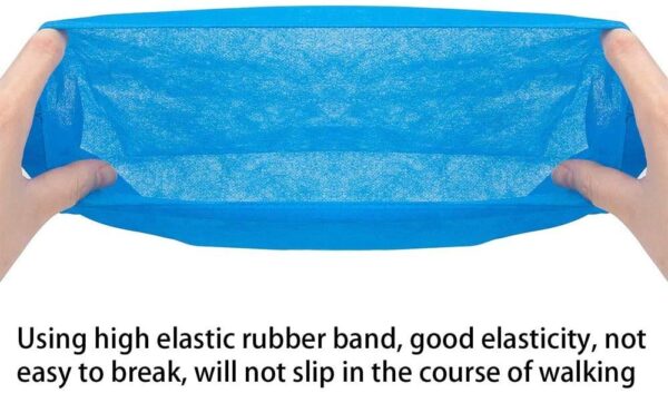 Non-woven Fabric Disposable Shoes Covers Elastic Band ( 50 Pair In 1 Packet ) - Image 5