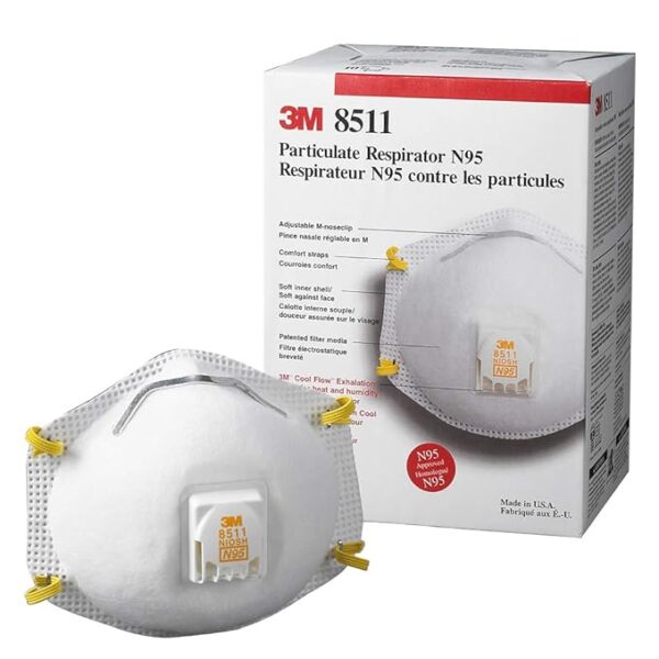 3M 8511 N95 Respirator Mask - Image 8