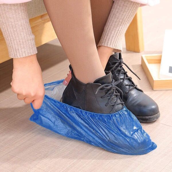 Disposable Waterproof Non Slip Shoe Boot Covers ( 50 Pair In 1 Packet ) - Image 4
