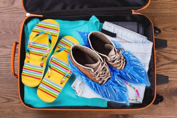 Disposable Waterproof Non Slip Shoe Boot Covers ( 50 Pair In 1 Packet ) - Image 3