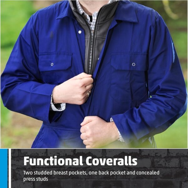 Cotton Polyester  Boiler Suit Safety Uniform PPE Dangri - Image 5