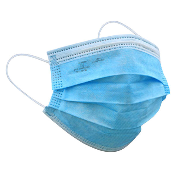 V-1010 3 Ply Disposable Face Mask with Ear Loop – Bacteria Filtration ≥ 95% - Image 4