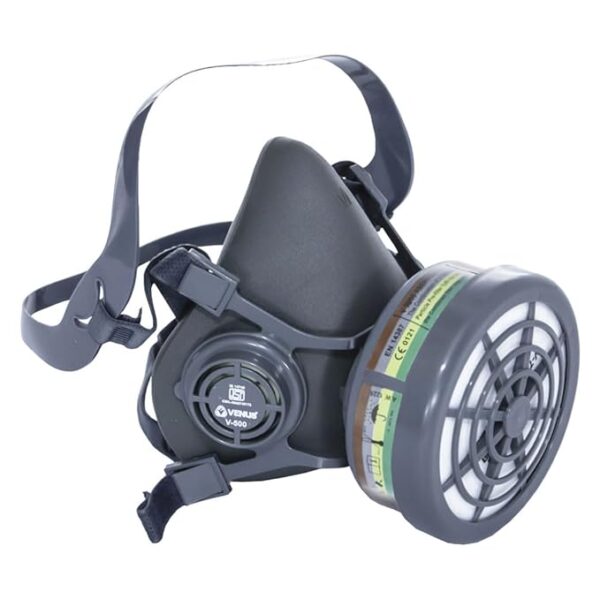 Venus VV-500 Half Face Respirator with V-7500 A1 Gas Filter Cartridges - Image 8