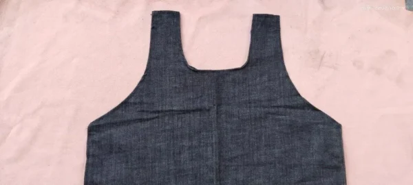 Premium Jean Apron for Kitchen, Café, and Workshop Use Size- 24x36 - Image 6